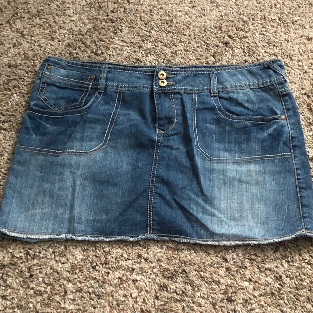 Juniors SO Jean Skirt size: 15